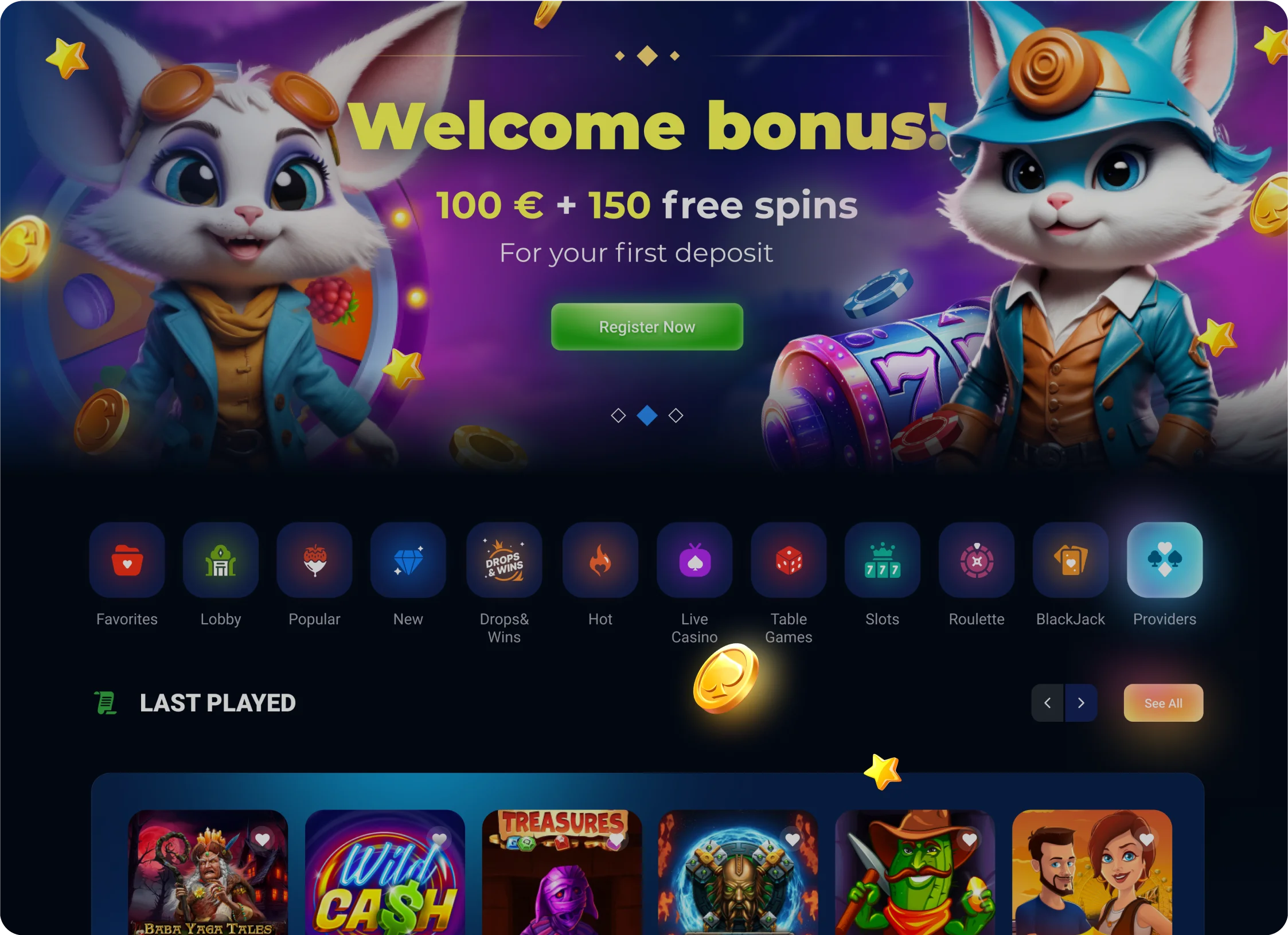 Azur Slot verkkosivusto
