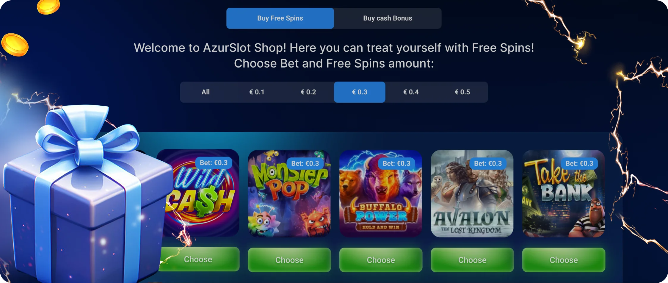 Azur Slot kasino